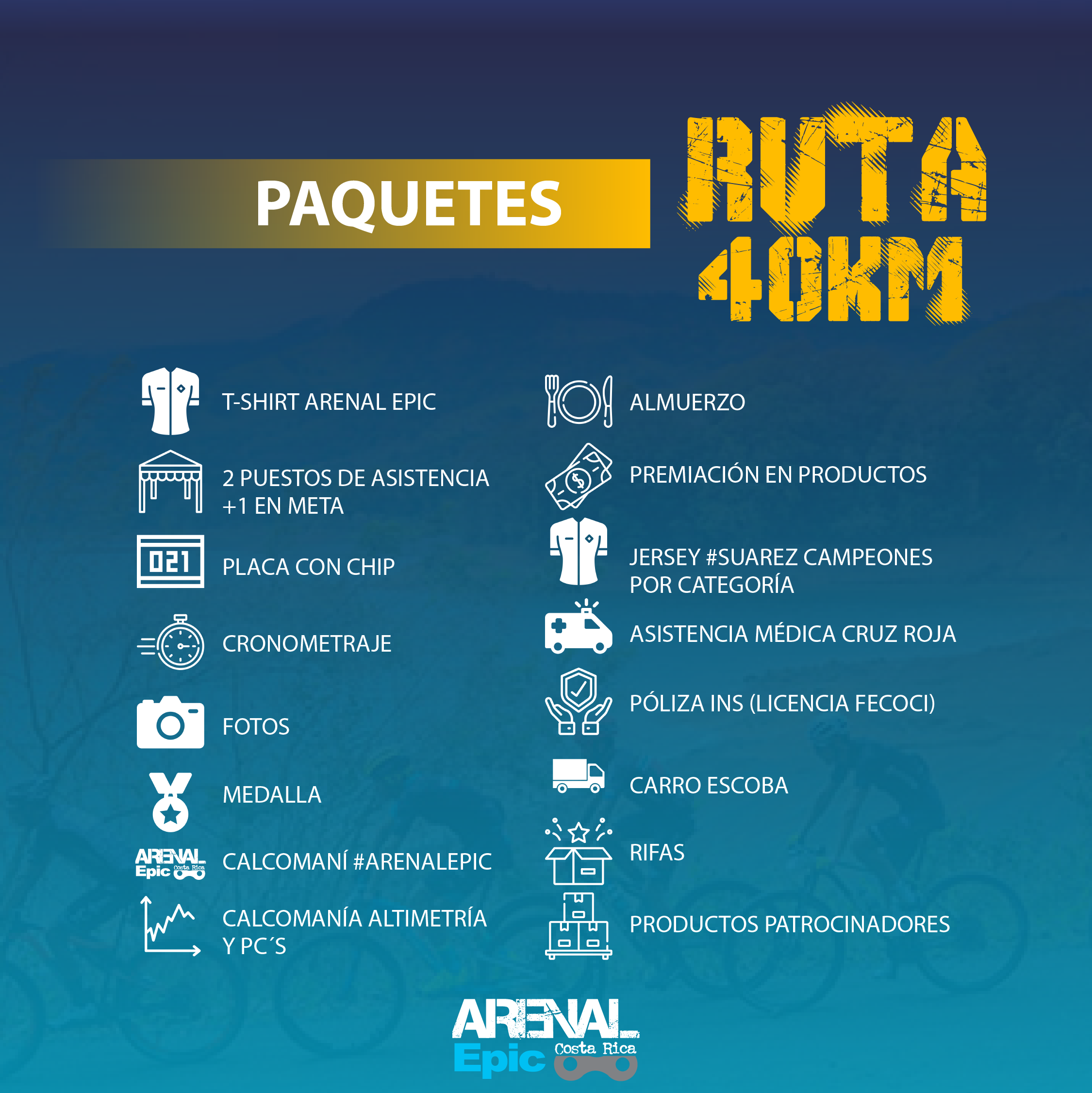Paquete 130km
